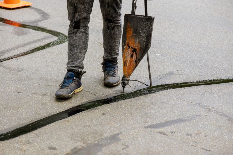 Sealcoated Asphalt Surface