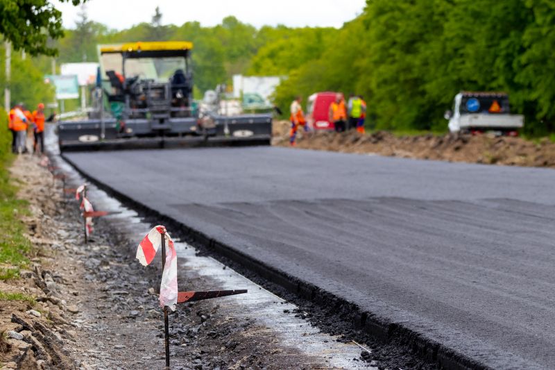 Asphalt Paving in Spring