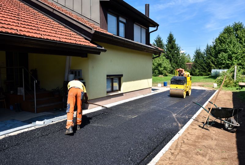 New Asphalt Driveway Installation